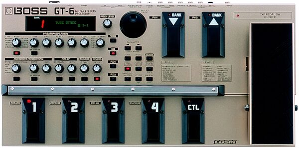 open zoom image for Boss GT6 Guitar Multiple Effects Processor with COSM, Main