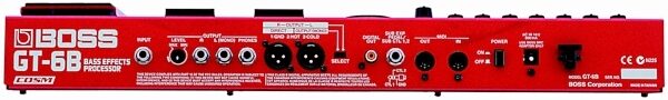 open zoom image for Boss GT6B Bass Effects Processor, Rear