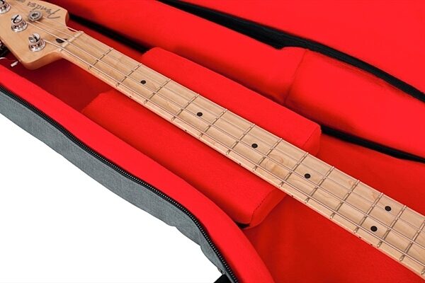 open zoom image for Gator Transit Series Electric Bass Guitar Gig Bag, Light Gray, View 3