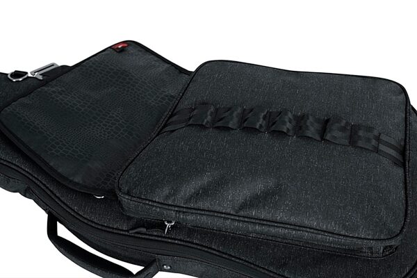 open zoom image for Gator Transit Series Electric Bass Guitar Gig Bag, Charcoal, View 3