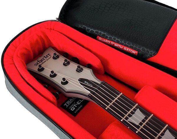 open zoom image for Gator Transit Series Electric Guitar Gig Bag, Light Gray, View 3