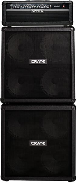 open zoom image for Crate GT1200 Guitar Amplifier Full Stack with GT1200H Head, G412SL and G412ST Cabinets, Main