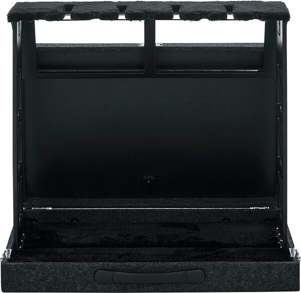 open zoom image for Gator GTRSTD4 Rack Style Folding 4 Guitar Stand, Action Position Back