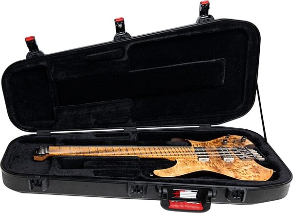 open zoom image for Gator TSA ATA Molded Headless Electric Guitar Case, New, Action Position Back
