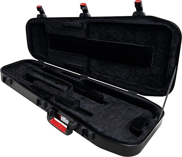 open zoom image for Gator TSA ATA Molded Headless Electric Guitar Case, New, Action Position Back