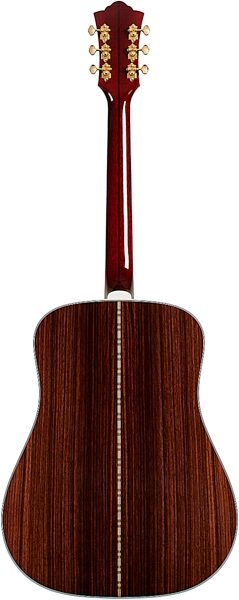 open zoom image for Guild D-55E Acoustic-Electric Guitar, Natural, with Case, Action Position Back