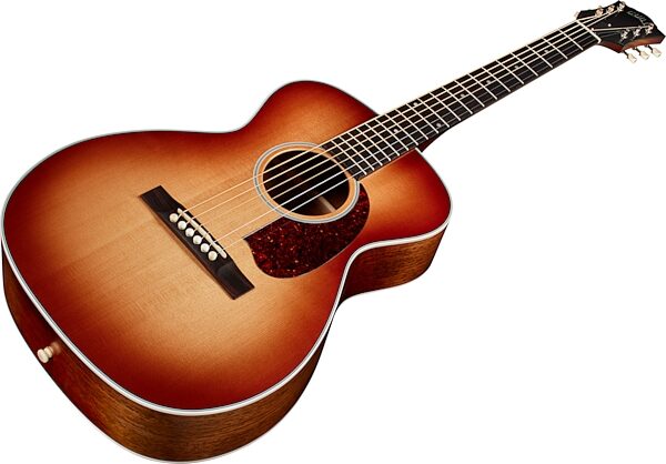 open zoom image for Guild M-40 Standard Acoustic Guitar (with Case), Pacific Sunset Burst, Action Position Back
