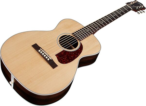 open zoom image for Guild M-50 Standard Acoustic Guitar (with Case), Natural, Action Position Back
