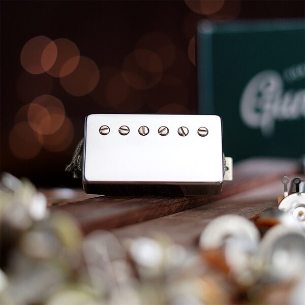 open zoom image for Gunstreet Eras '80s Humbucker Pickup Set, Nickel, Action Position Back