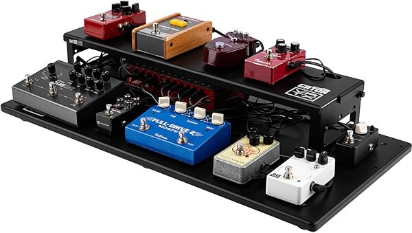 open zoom image for Vertex by Gator Tour Compact 23"x13" Pedalboard and Riser, 23 inch x 13 inch, GV-TC2313R2-GB, Action Position Back