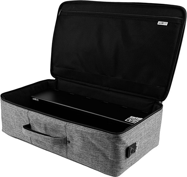 open zoom image for Vertex by Gator Tour Compact 23"x13" Pedalboard and Riser, 23 inch x 13 inch, GV-TC2313R2-GB, Action Position Back