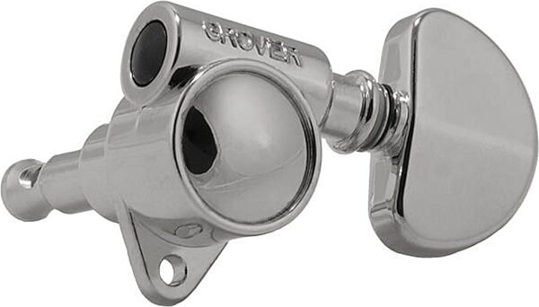 open zoom image for Grover 102N Original Rotomatics Guitar Tuners, Nickel, Action Position Back