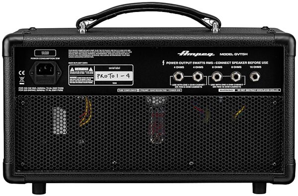 open zoom image for Ampeg GVT5H Guitar Amplifier Head (5 Watts), Back