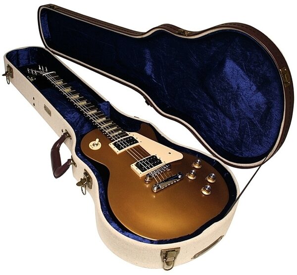 open zoom image for Gator GWJMLPS Journeyman LP Deluxe Wood Electric Guitar Case, New, In Use 2