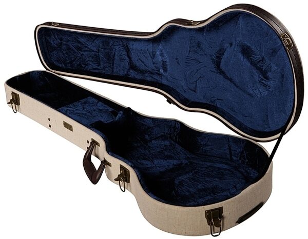 open zoom image for Gator GWJMLPS Journeyman LP Deluxe Wood Electric Guitar Case, New, Open