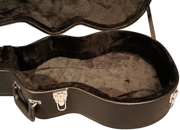 open zoom image for Gator GWJUMBO Laminated Wood Jumbo Acoustic Guitar Case, New, Open - Body