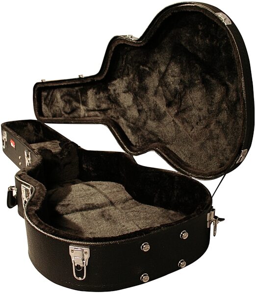 open zoom image for Gator GWJUMBO Laminated Wood Jumbo Acoustic Guitar Case, New, Open 2