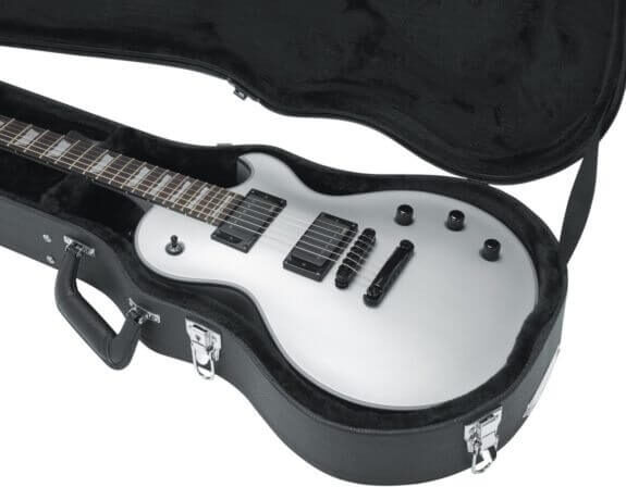 open zoom image for Gator GW-LPS Deluxe Wood Case for Gibson Les Paul Guitar, New, body