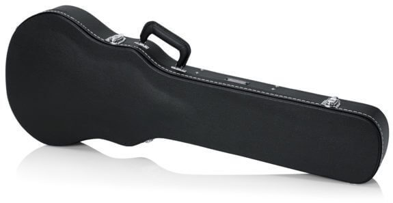 open zoom image for Gator GW-LPS Deluxe Wood Case for Gibson Les Paul Guitar, New, Front