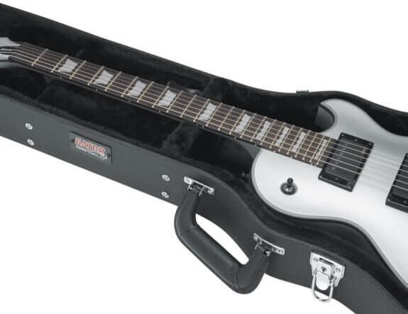 open zoom image for Gator GW-LPS Deluxe Wood Case for Gibson Les Paul Guitar, New, Neck