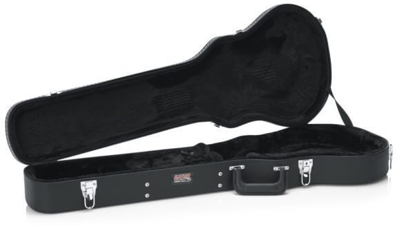 open zoom image for Gator GW-LPS Deluxe Wood Case for Gibson Les Paul Guitar, New, Open
