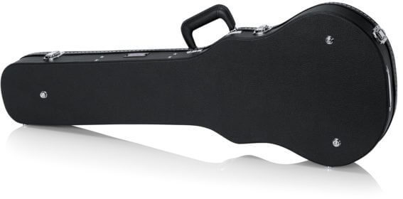 open zoom image for Gator GW-LPS Deluxe Wood Case for Gibson Les Paul Guitar, New, Rear