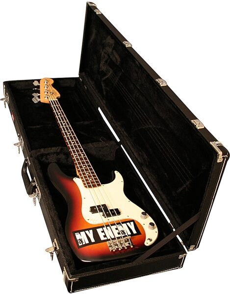 open zoom image for Gator GWBASS Laminated Wood Bass Case, In Use 4