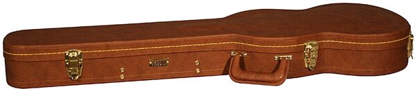 open zoom image for Gator GWSGBROWN Traditional Wood Case for SG-Style Guitars, Side View