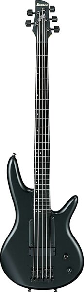 open zoom image for Ibanez GWB35 Gary Willis Fretless Electric Bass, 5-String, Black Flat