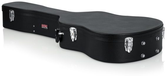 open zoom image for Gator GWE-DREAD 12 12-String Dreadnought Acoustic Guitar Case, New, closed
