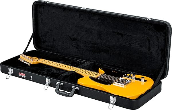 open zoom image for Gator GWE-ELEC Electric Guitar Wood Case, New, Action Position Back