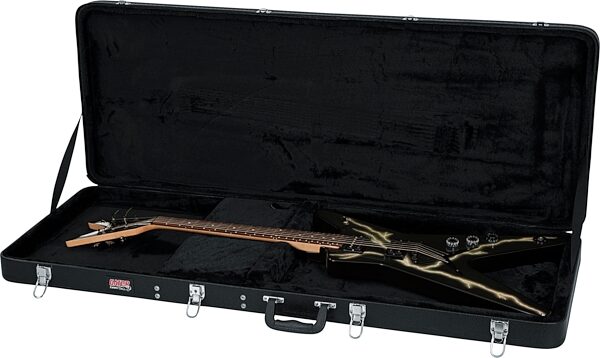 open zoom image for Gator GWE-EXTREME Hard-Shell Wood Guitar Case, New, Action Position Back