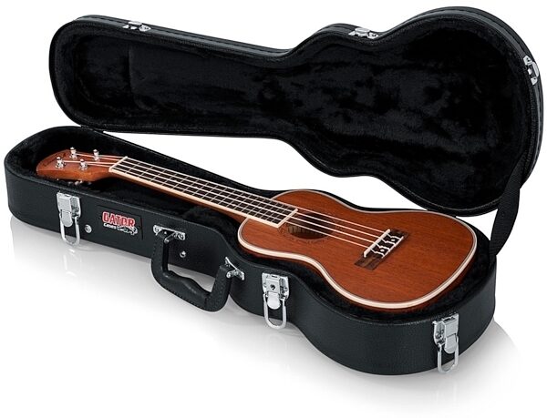 open zoom image for Gator Ukulele Hard-Shell Wood Case, Concert, View 7
