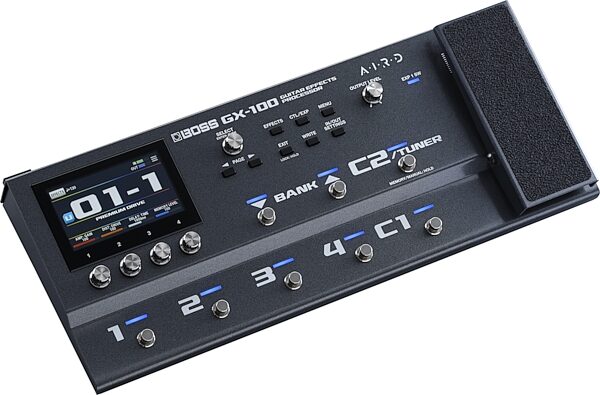 open zoom image for Boss GX-100 Guitar Multi-Effects Processor Pedal, New, Action Position Back