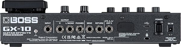 open zoom image for Boss GX-10 Guitar Multi-Effects Processor, Open Box (Very Good), Action Position Front