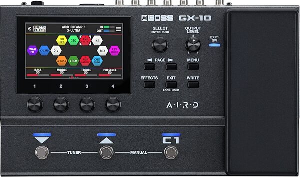 open zoom image for Boss GX-10 Guitar Multi-Effects Processor, Open Box (Very Good), Action Position Front
