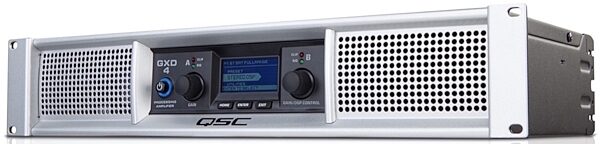open zoom image for QSC GXD 4 Class D Power Amplifier with DSP (400 Watts), Open Box (Very Good), Left Angle