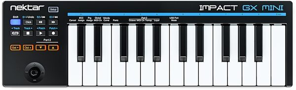 open zoom image for Nektar Impact GX Mini USB MIDI Keyboard Controller, Open Box (Like New), Action Position Back