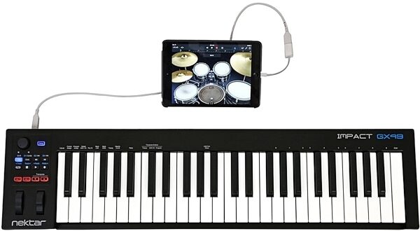 open zoom image for Nektar Impact GX49 USB MIDI Keyboard Controller, 49-Key, New, iPadding