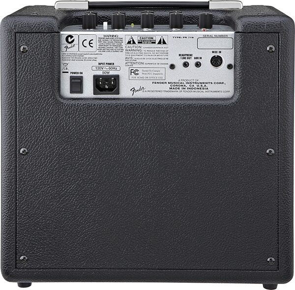 open zoom image for Fender G-DEC Junior Guitar Digital Entertainment Center Guitar Combo Amplifier (15 Watts, 1x8 in.), Rear