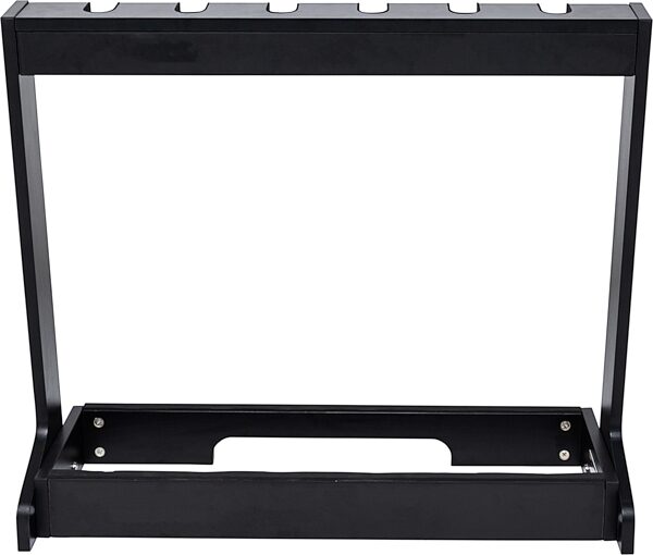 open zoom image for Gator Wooden Guitar Rack, Black, GFW-GTR-WD6RK, Action Position Back