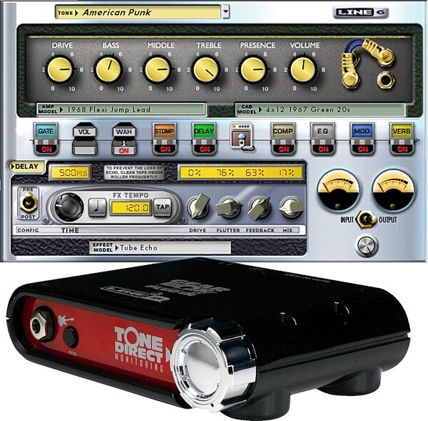 open zoom image for Line6 GearBox Silver POD Models Plug-In (Macintosh and Windows), Main