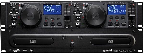 open zoom image for Gemini CDX-2250 Rackmount Dual CD/MP3 Player, Main