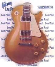 open zoom image for Logo America Les Paul Guitar Mousepad, Main