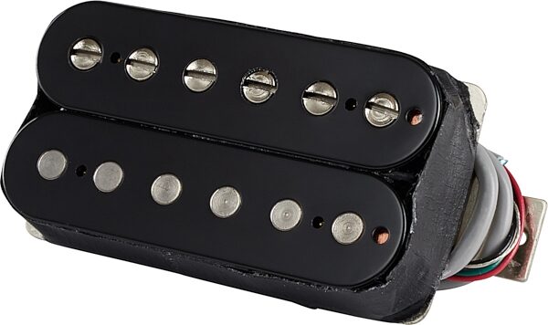 open zoom image for Gibson 496R Hot Ceramic Rhythm Humbucker Pickup, Double Black, Action Position Back