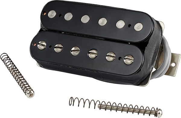 open zoom image for Gibson 498T Treble Humbucker Pickup, Double Black, Action Position Back