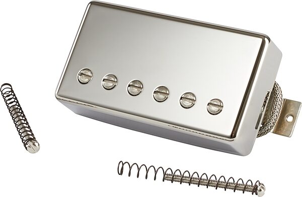 open zoom image for Gibson Burstbucker Guitar Pickup, Double Black, Nickel Cover, Type 1, Action Position Back