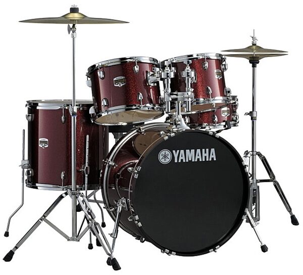 open zoom image for Yamaha GM2F51 GigMaker 5-Piece Drum Shell Kit, Burgundy Glitter