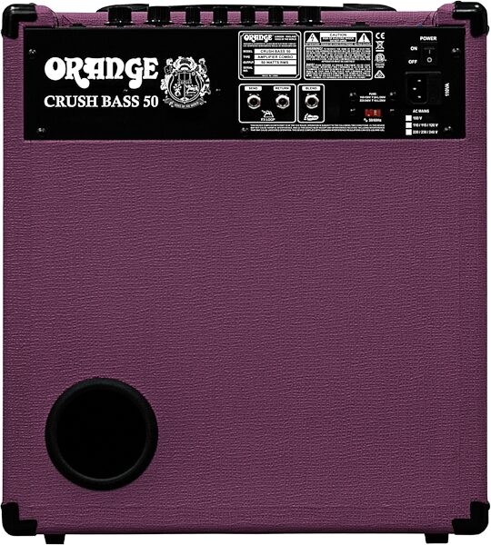 open zoom image for Orange Glenn Hughes Crush Bass 50 Combo Amplifier (50 Watts, 1x12"), New, Action Position Back