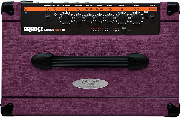 open zoom image for Orange Glenn Hughes Crush Bass 50 Combo Amplifier (50 Watts, 1x12"), New, Action Position Back